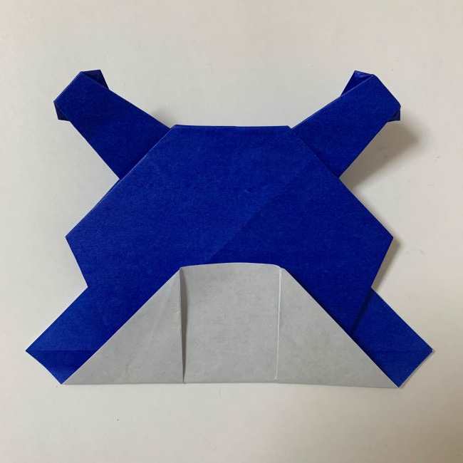 バイキンマンの折り紙 簡単な折り方作り方 (28)