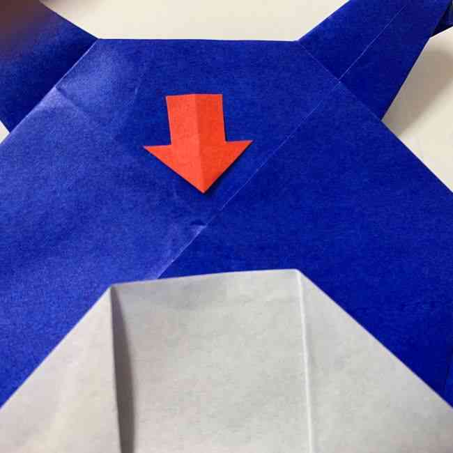 バイキンマンの折り紙 簡単な折り方作り方 (29)
