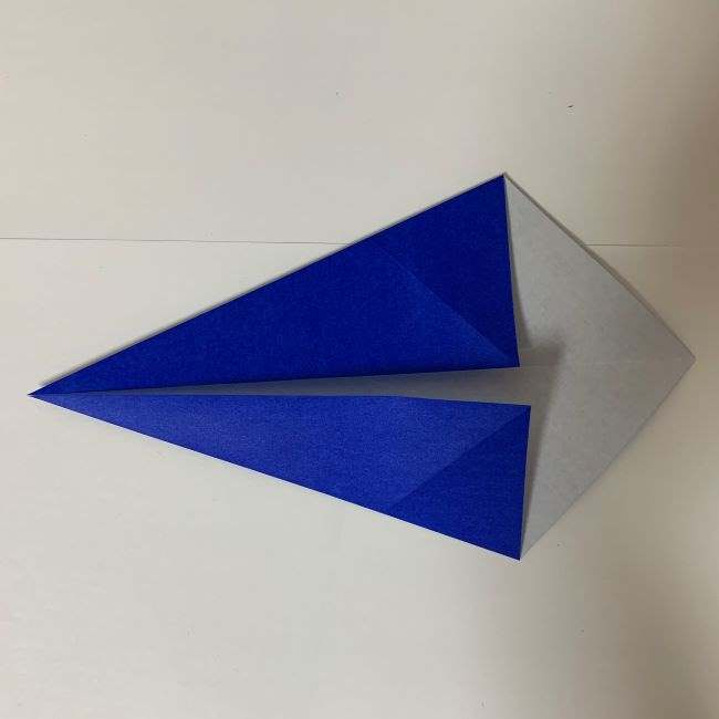 バイキンマンの折り紙 簡単な折り方作り方 (3)
