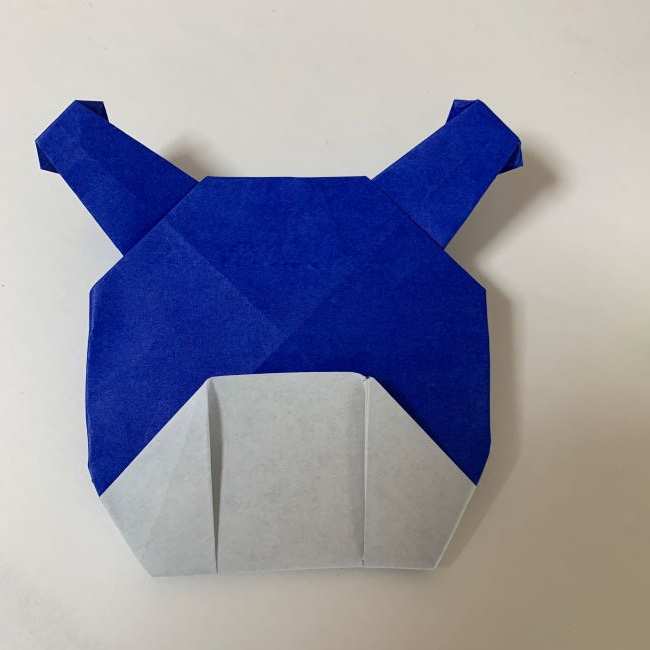 バイキンマンの折り紙 簡単な折り方作り方 (31)