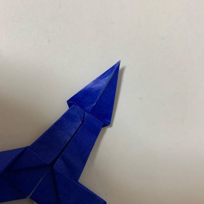 バイキンマンの折り紙 簡単な折り方作り方 (33)