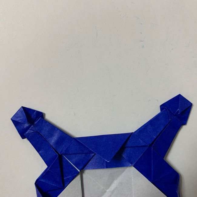 バイキンマンの折り紙 簡単な折り方作り方 (35)