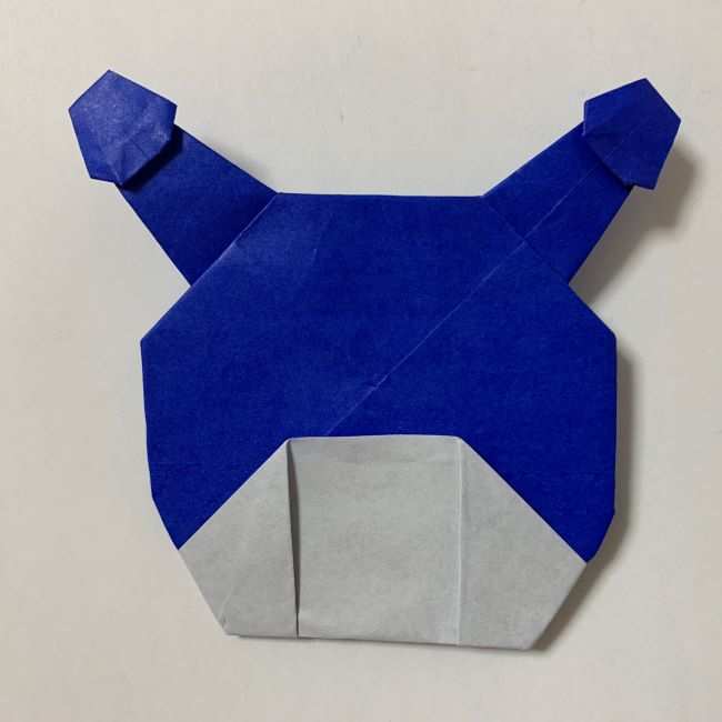 バイキンマンの折り紙 簡単な折り方作り方 (36)