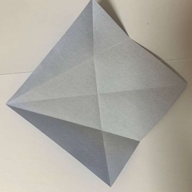 バイキンマンの折り紙 簡単な折り方作り方 (4)