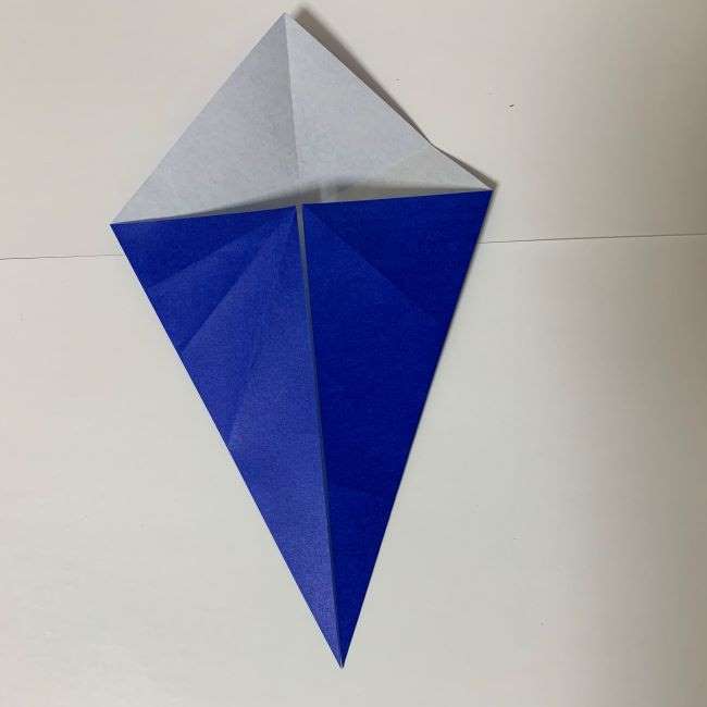 バイキンマンの折り紙 簡単な折り方作り方 (5)