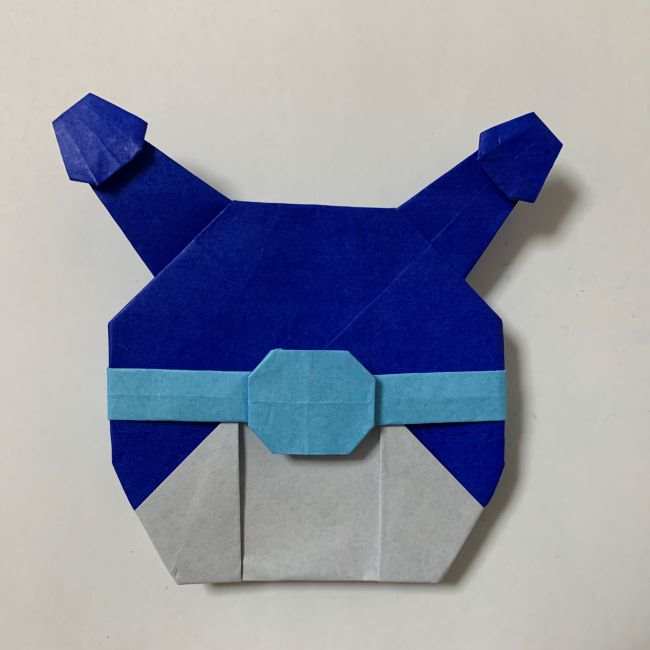 バイキンマンの折り紙 簡単な折り方作り方 (52)