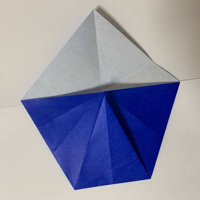 バイキンマンの折り紙 簡単な折り方作り方 (6)