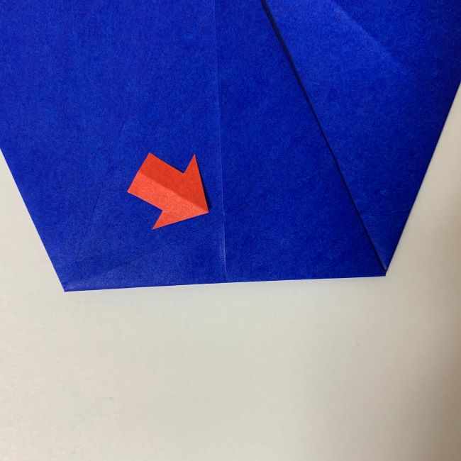 バイキンマンの折り紙 簡単な折り方作り方 (7)