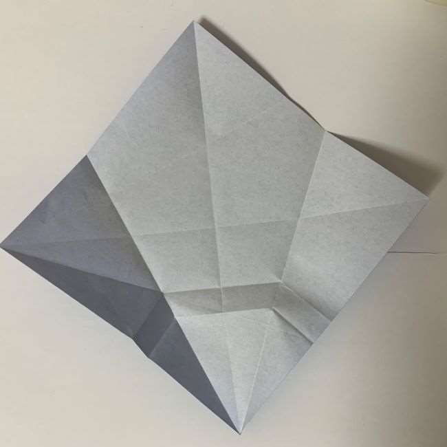 バイキンマンの折り紙 簡単な折り方作り方 (9)