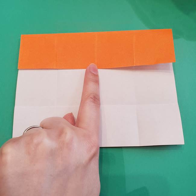 ヒトカゲの折り紙の簡単な折り方作り方②からだ(10)