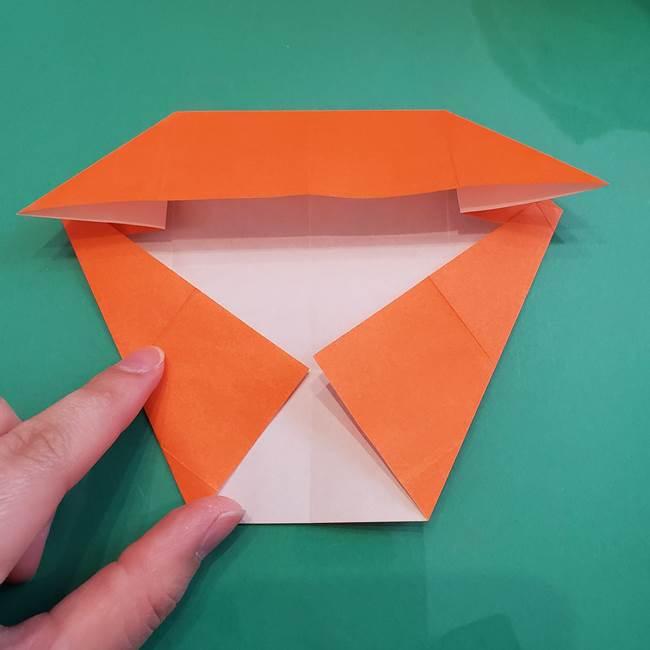 ヒトカゲの折り紙の簡単な折り方作り方②からだ(18)