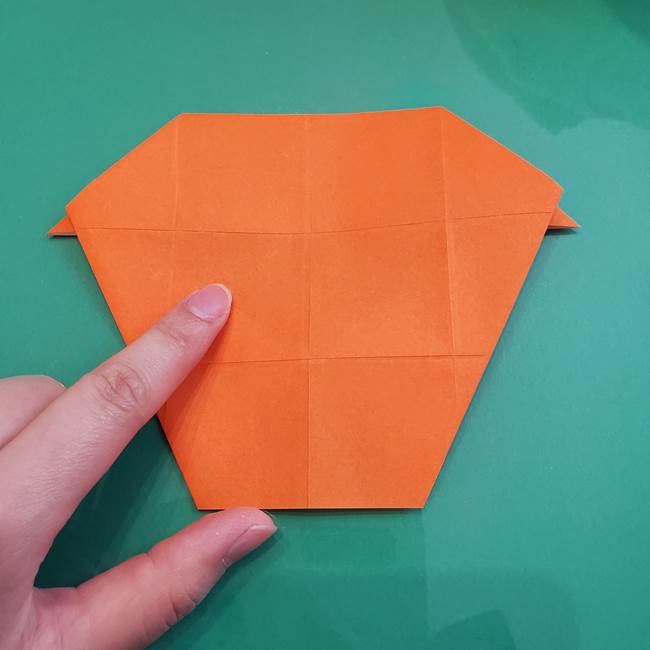 ヒトカゲの折り紙の簡単な折り方作り方②からだ(19)