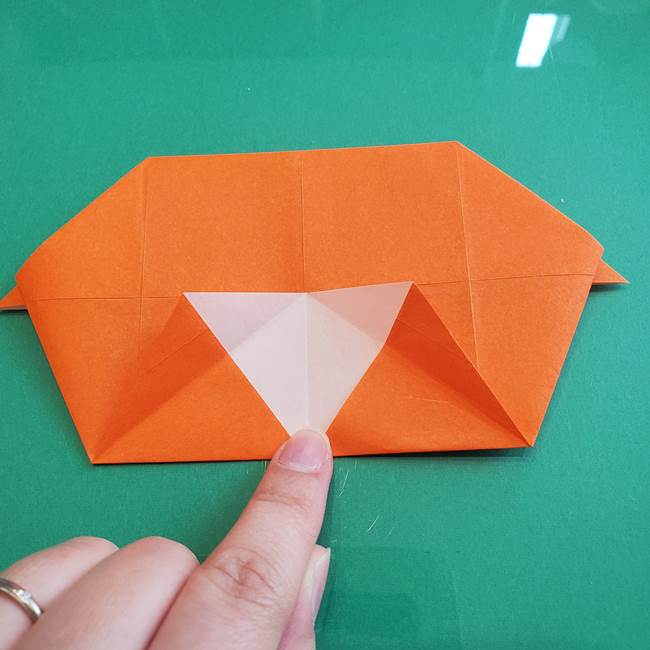 ヒトカゲの折り紙の簡単な折り方作り方②からだ(22)