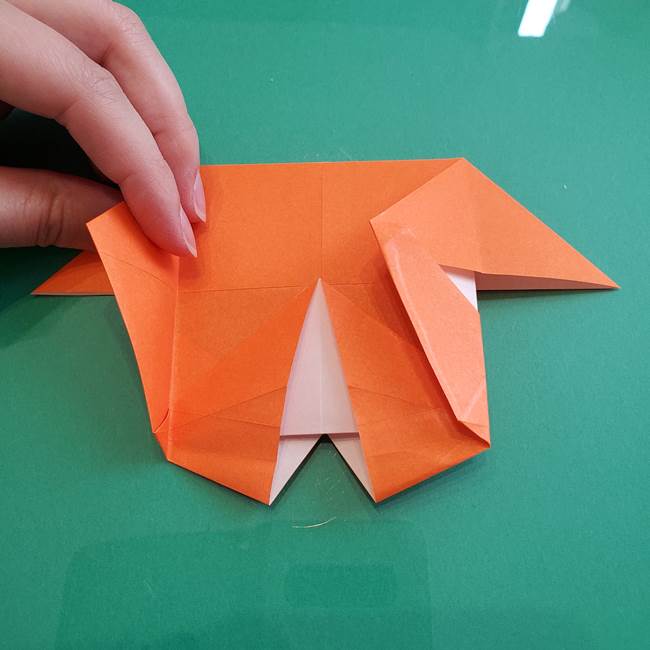 ヒトカゲの折り紙の簡単な折り方作り方②からだ(26)