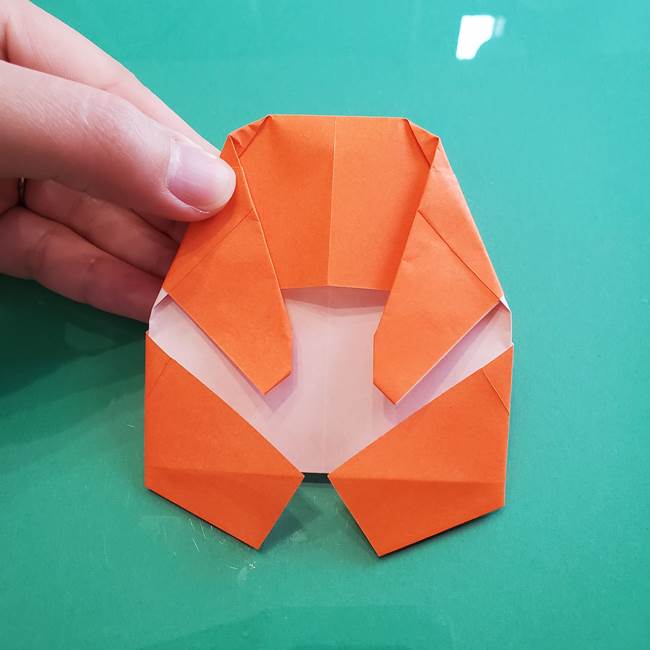 ヒトカゲの折り紙の簡単な折り方作り方②からだ(32)