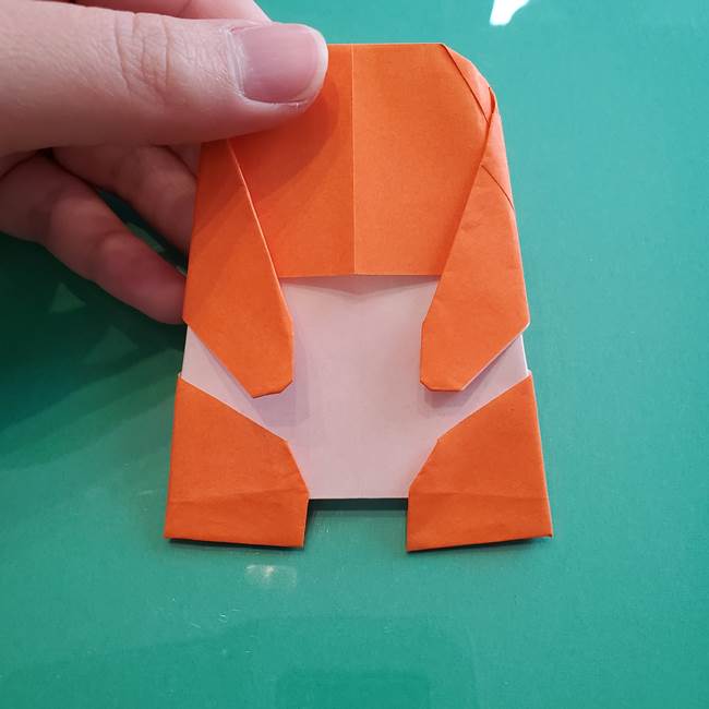 ヒトカゲの折り紙の簡単な折り方作り方②からだ(37)