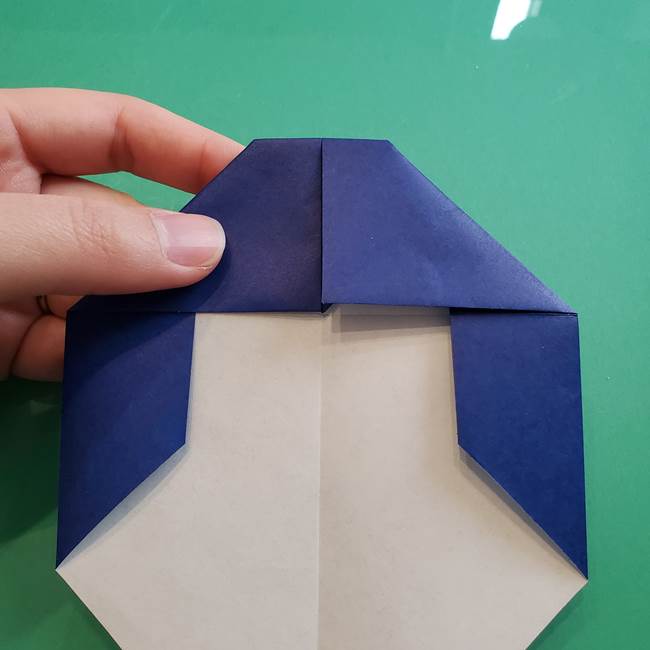 ポケモンの折り紙 カビゴンの簡単な折り方作り方(12)
