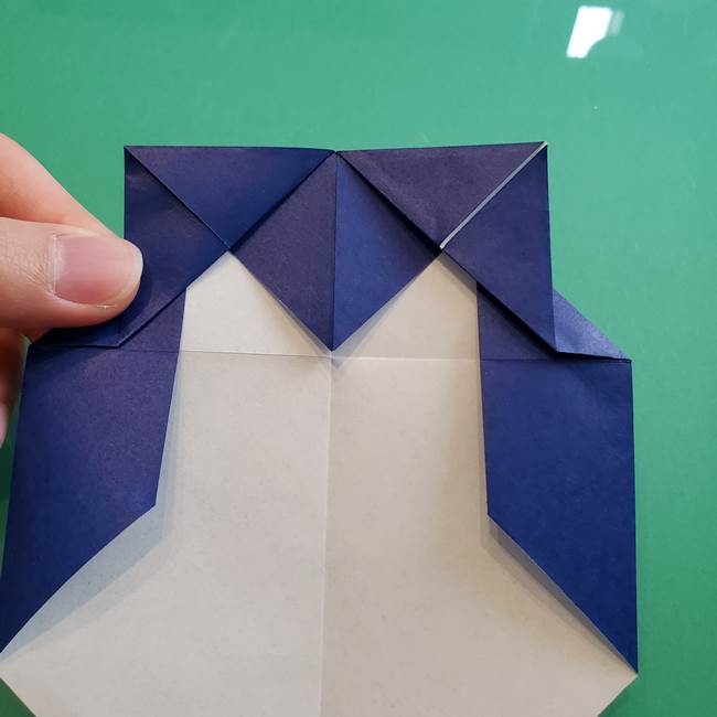 ポケモンの折り紙 カビゴンの簡単な折り方作り方(13)