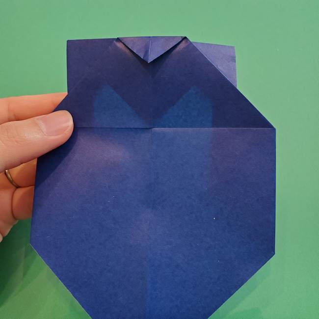 ポケモンの折り紙 カビゴンの簡単な折り方作り方(14)