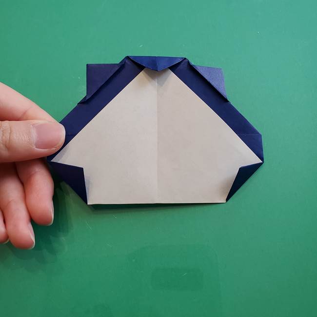 ポケモンの折り紙 カビゴンの簡単な折り方作り方(19)