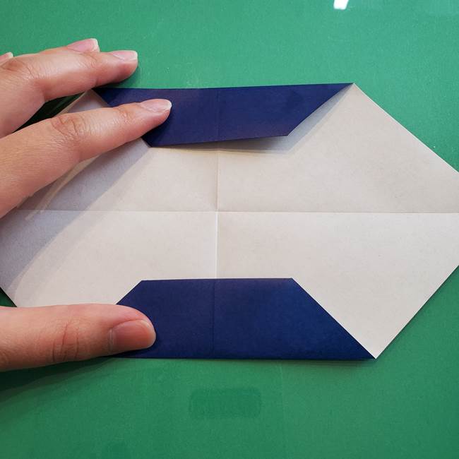 ポケモンの折り紙 カビゴンの簡単な折り方作り方(8)