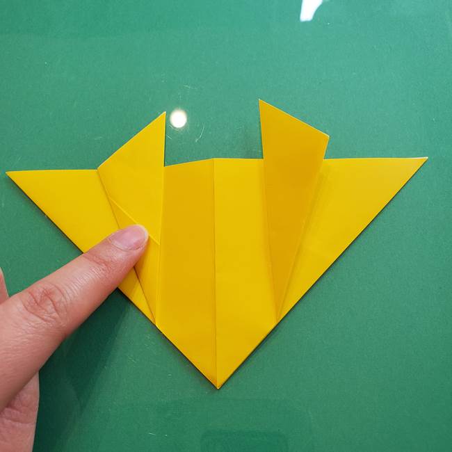 ポケモンの折り紙 ニャビーの折り方作り方①折り方(18)