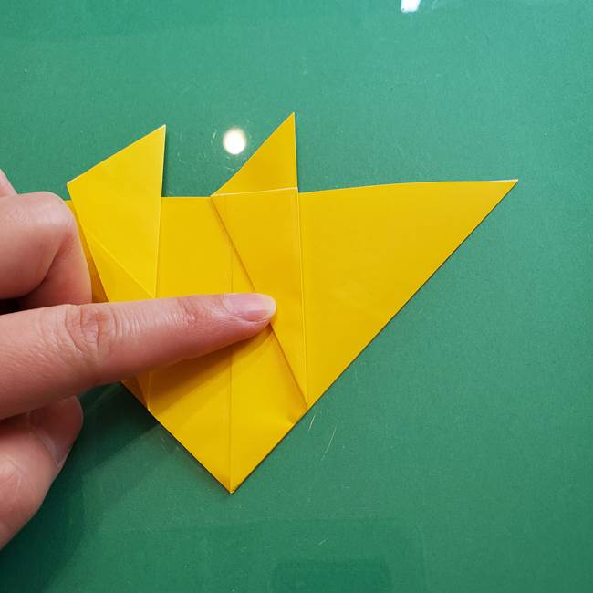 ポケモンの折り紙 ニャビーの折り方作り方①折り方(19)