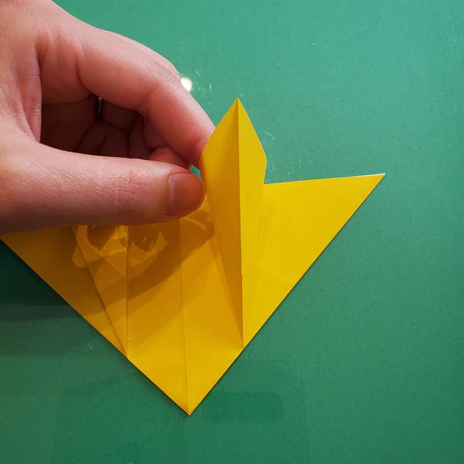 ポケモンの折り紙 ニャビーの折り方作り方①折り方(21)