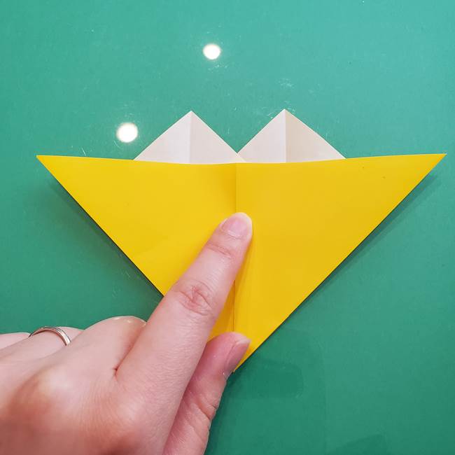 ポケモンの折り紙 ニャビーの折り方作り方①折り方(24)
