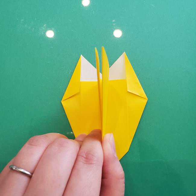 ポケモンの折り紙 ニャビーの折り方作り方①折り方(26)