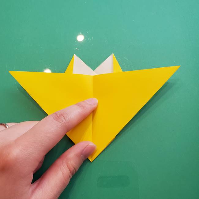 ポケモンの折り紙 ニャビーの折り方作り方①折り方(27)