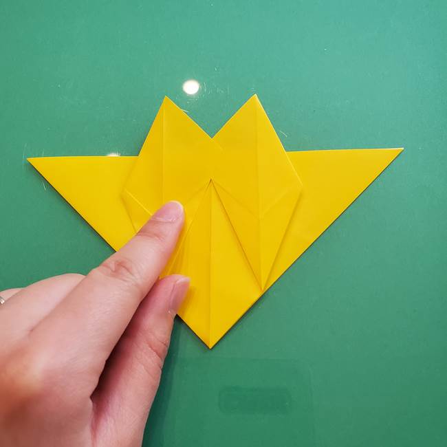 ポケモンの折り紙 ニャビーの折り方作り方①折り方(28)