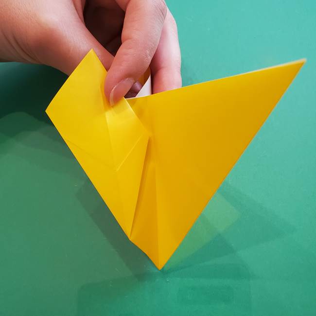 ポケモンの折り紙 ニャビーの折り方作り方①折り方(30)