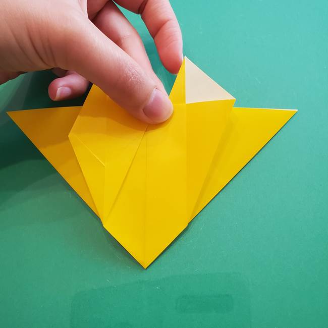 ポケモンの折り紙 ニャビーの折り方作り方①折り方(31)