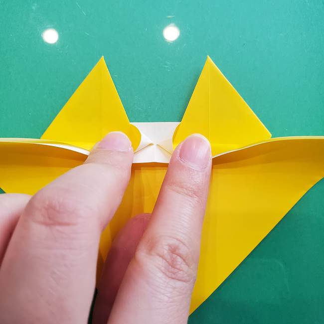 ポケモンの折り紙 ニャビーの折り方作り方①折り方(35)
