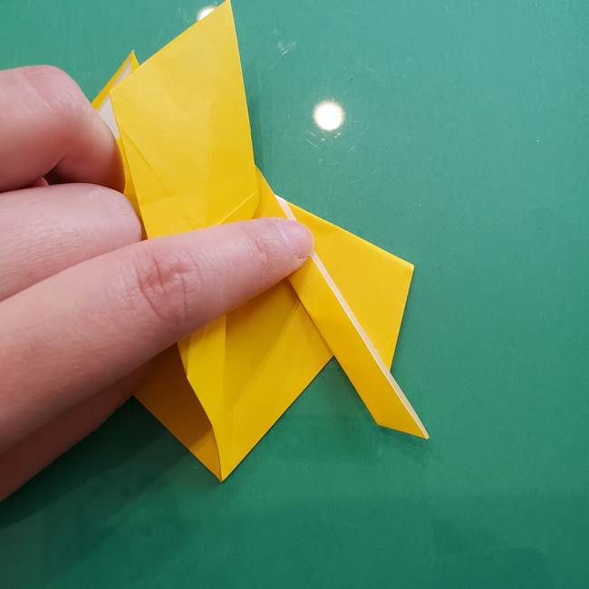 ポケモンの折り紙 ニャビーの折り方作り方①折り方(39)