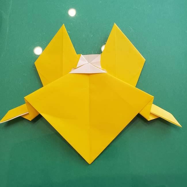 ポケモンの折り紙 ニャビーの折り方作り方①折り方(44)