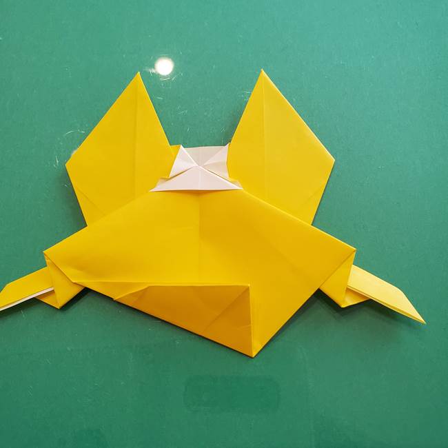 ポケモンの折り紙 ニャビーの折り方作り方①折り方(45)