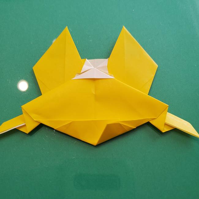 ポケモンの折り紙 ニャビーの折り方作り方①折り方(46)