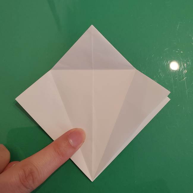 ポケモンの折り紙 ワンパチの折り方作り方①折り方(14)