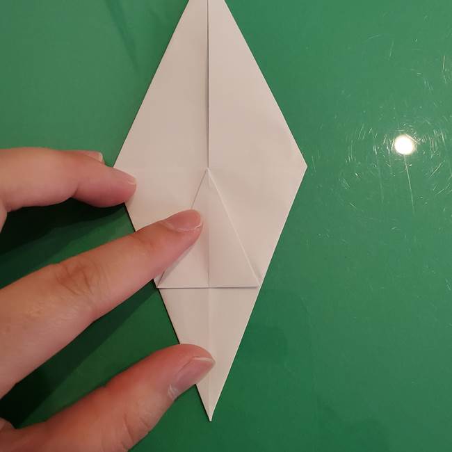 ポケモンの折り紙 ワンパチの折り方作り方①折り方(21)