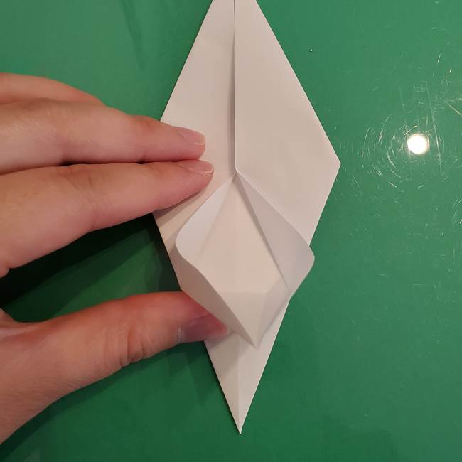 ポケモンの折り紙 ワンパチの折り方作り方①折り方(25)