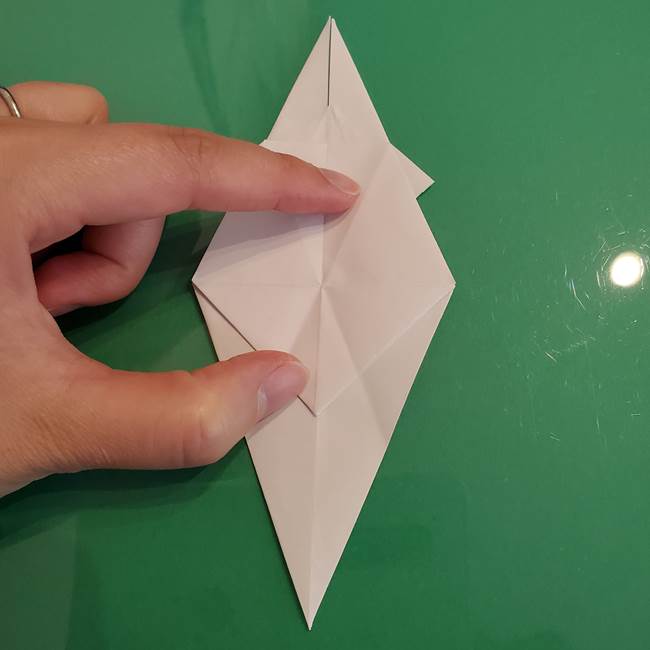 ポケモンの折り紙 ワンパチの折り方作り方①折り方(29)