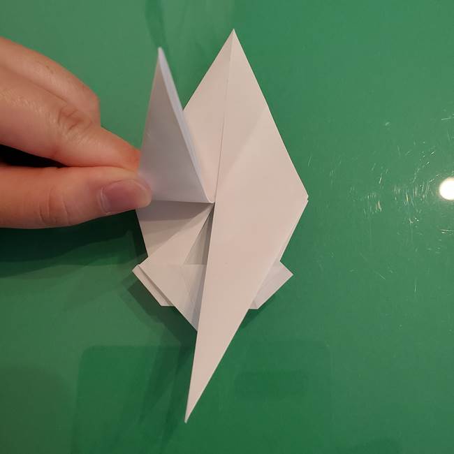 ポケモンの折り紙 ワンパチの折り方作り方①折り方(30)