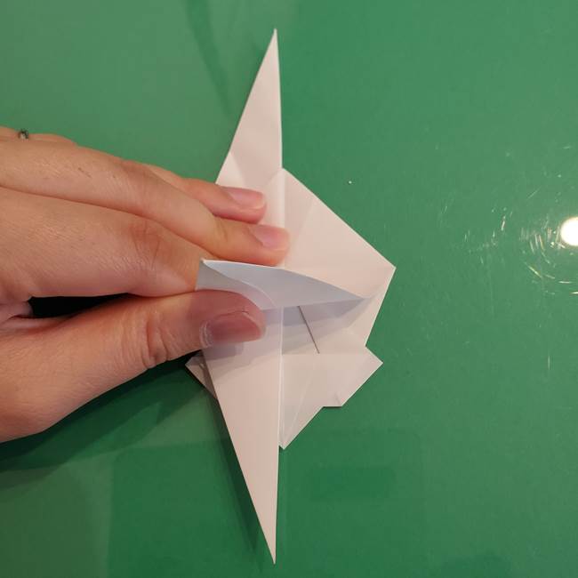 ポケモンの折り紙 ワンパチの折り方作り方①折り方(33)