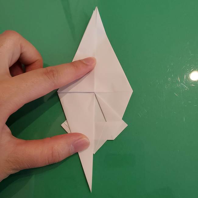 ポケモンの折り紙 ワンパチの折り方作り方①折り方(34)