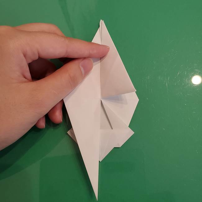 ポケモンの折り紙 ワンパチの折り方作り方①折り方(35)