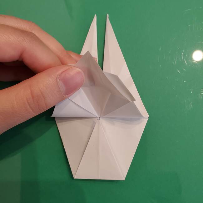 ポケモンの折り紙 ワンパチの折り方作り方①折り方(39)