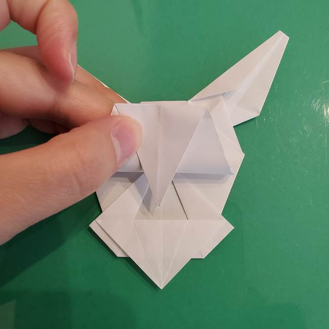 ポケモンの折り紙 ワンパチの折り方作り方①折り方(49)