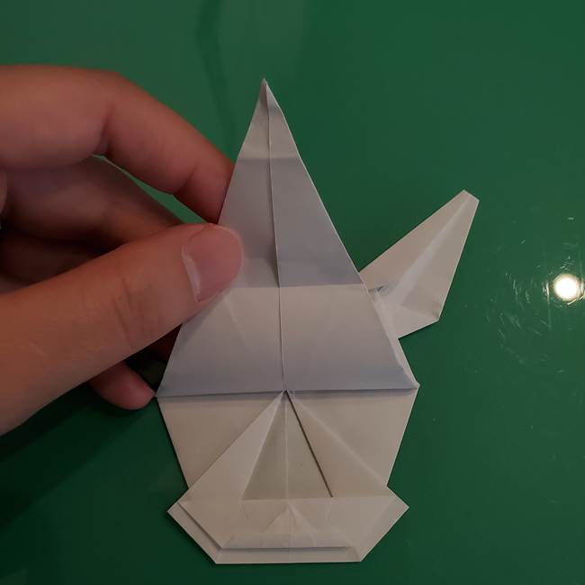 ポケモンの折り紙 ワンパチの折り方作り方①折り方(53)